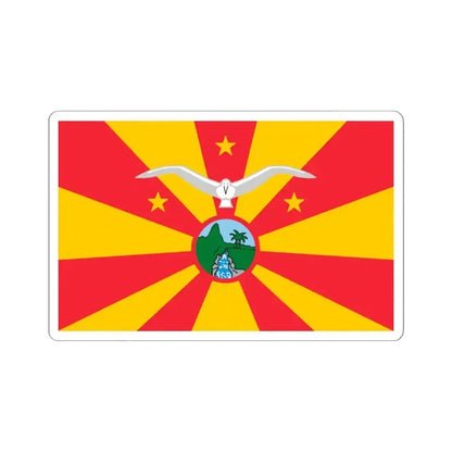 Flag of Ngardmau Palau - STICKER Vinyl Kiss-Cut Decal 4 Inch White - The Sticker Space