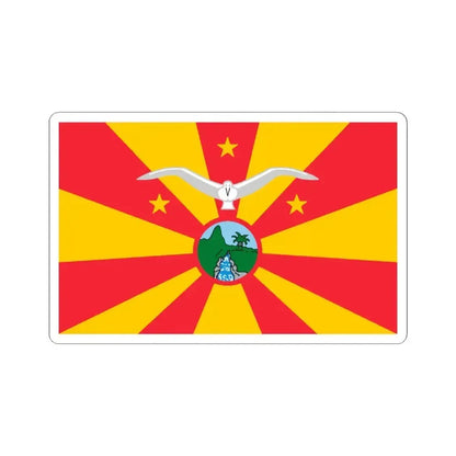 Flag of Ngardmau Palau - STICKER Vinyl Kiss-Cut Decal 6 Inch White - The Sticker Space