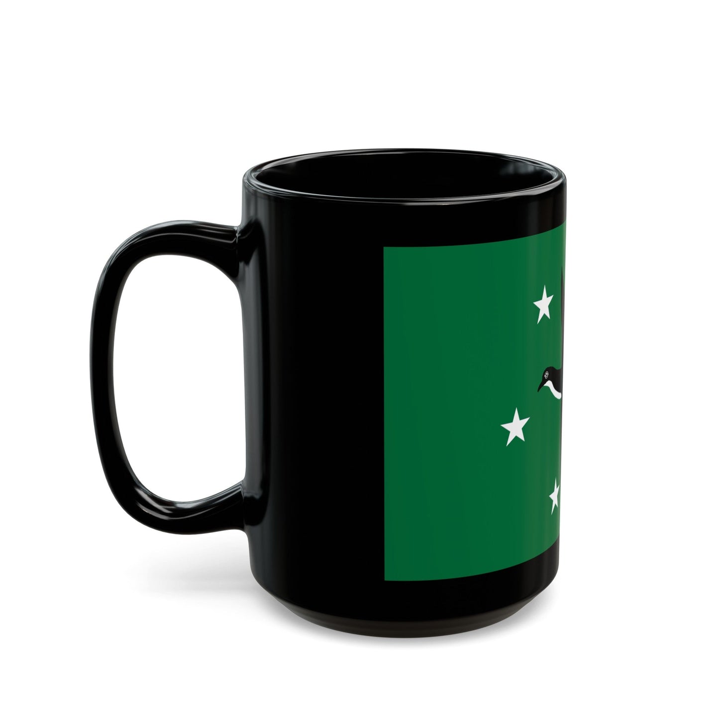 Flag of Ngchesar Palau - Black Coffee Mug-The Sticker Space