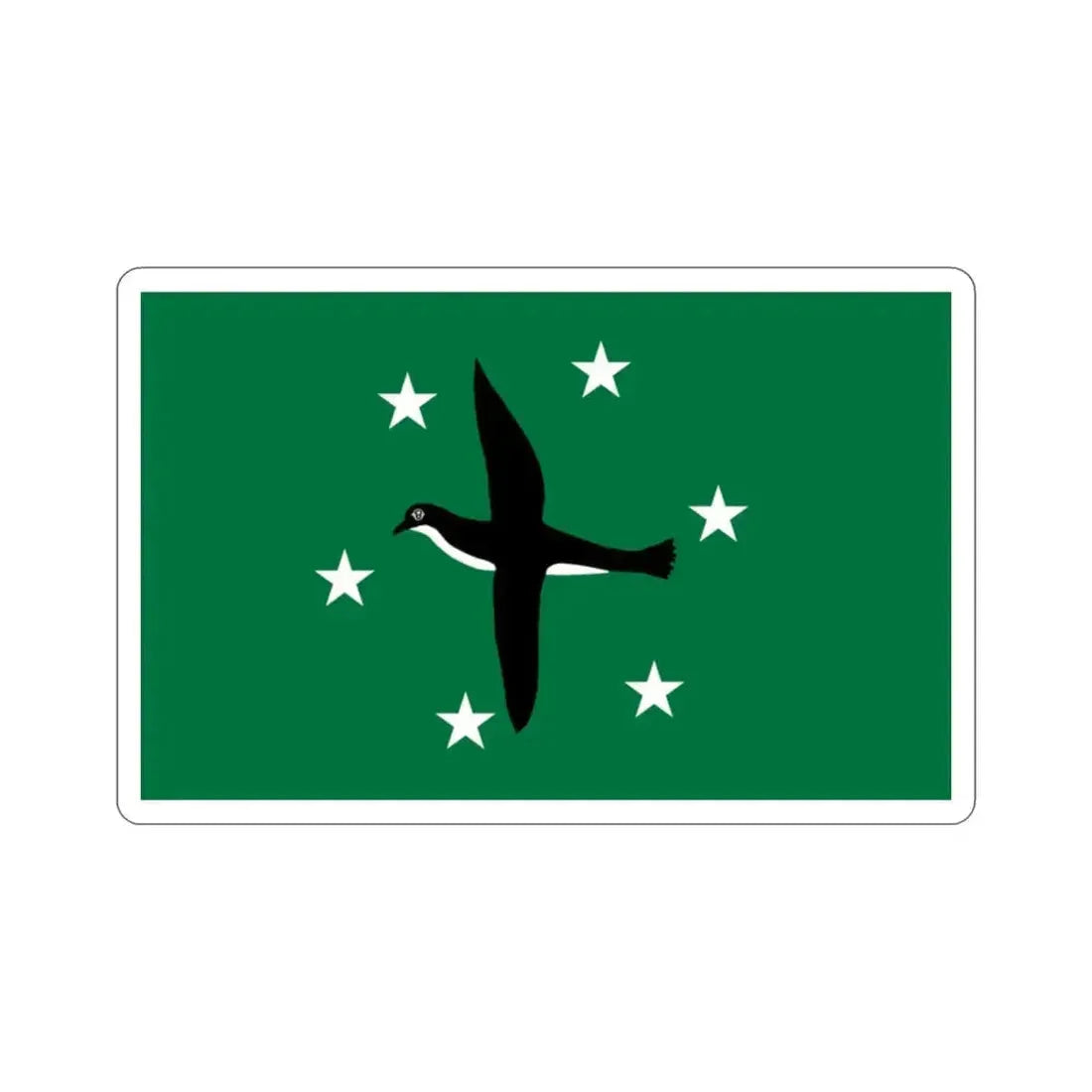Flag of Ngchesar Palau STICKER Vinyl Die-Cut Decal 2 Inch - The Sticker Space