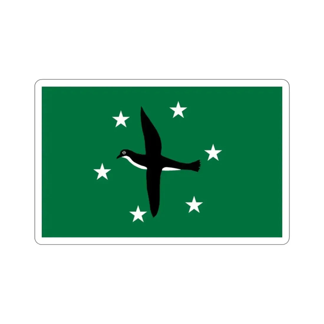 Flag of Ngchesar Palau STICKER Vinyl Die-Cut Decal 2 Inch - The Sticker Space