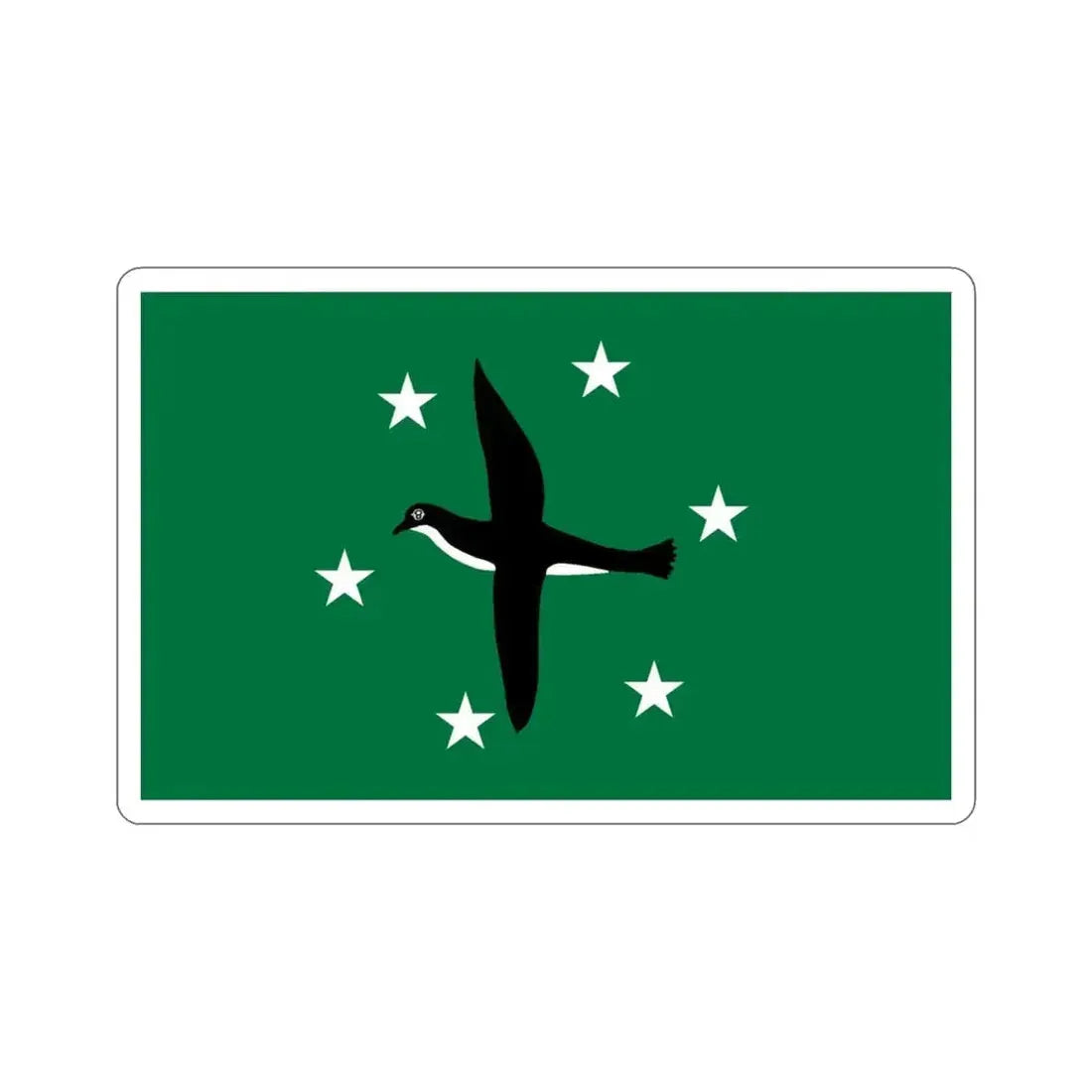 Flag of Ngchesar Palau STICKER Vinyl Die-Cut Decal 3 Inch - The Sticker Space
