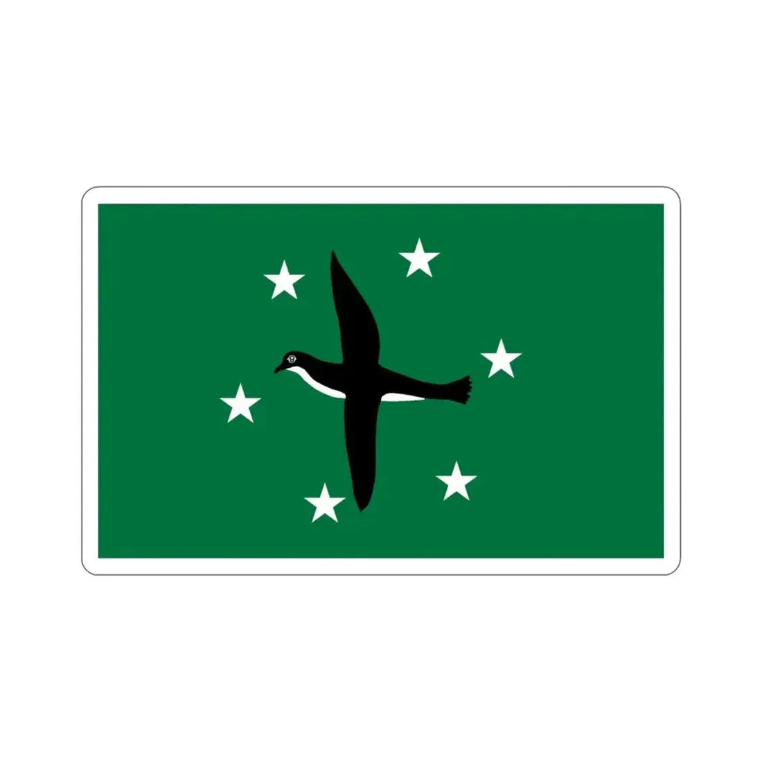 Flag of Ngchesar Palau STICKER Vinyl Die-Cut Decal 3 Inch - The Sticker Space
