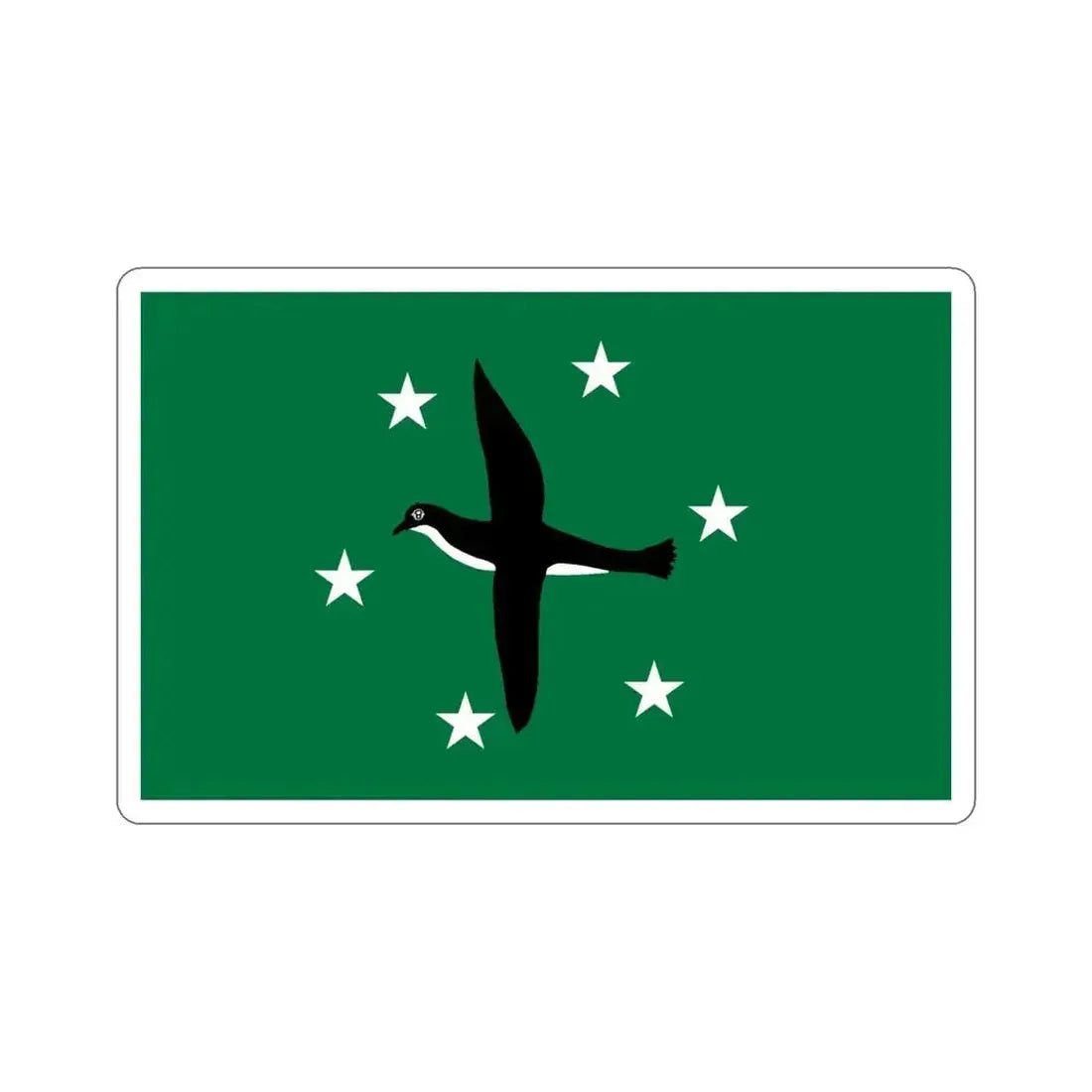 Flag of Ngchesar Palau STICKER Vinyl Die-Cut Decal 4 Inch - The Sticker Space