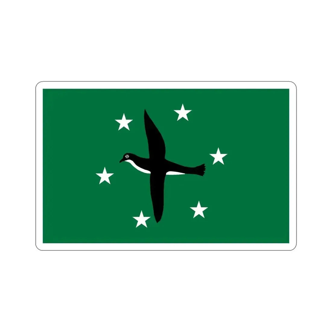 Flag of Ngchesar Palau STICKER Vinyl Die-Cut Decal 4 Inch - The Sticker Space
