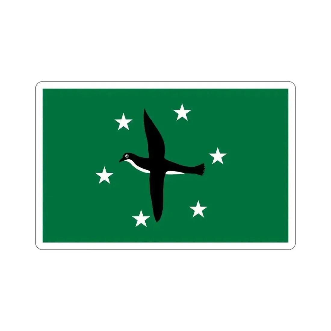 Flag of Ngchesar Palau STICKER Vinyl Die-Cut Decal 5 Inch - The Sticker Space