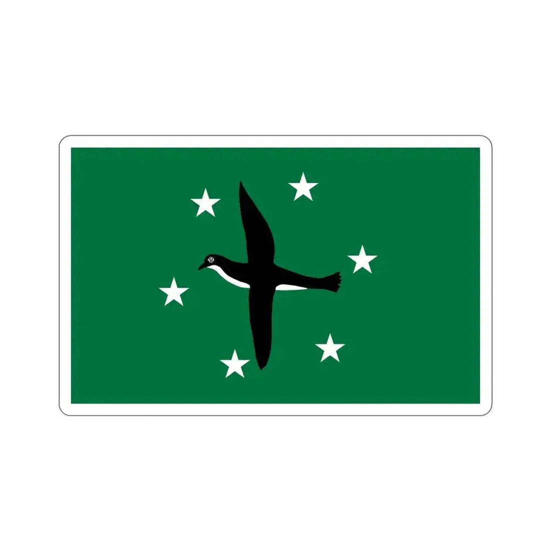 Flag of Ngchesar Palau STICKER Vinyl Die-Cut Decal 5 Inch - The Sticker Space