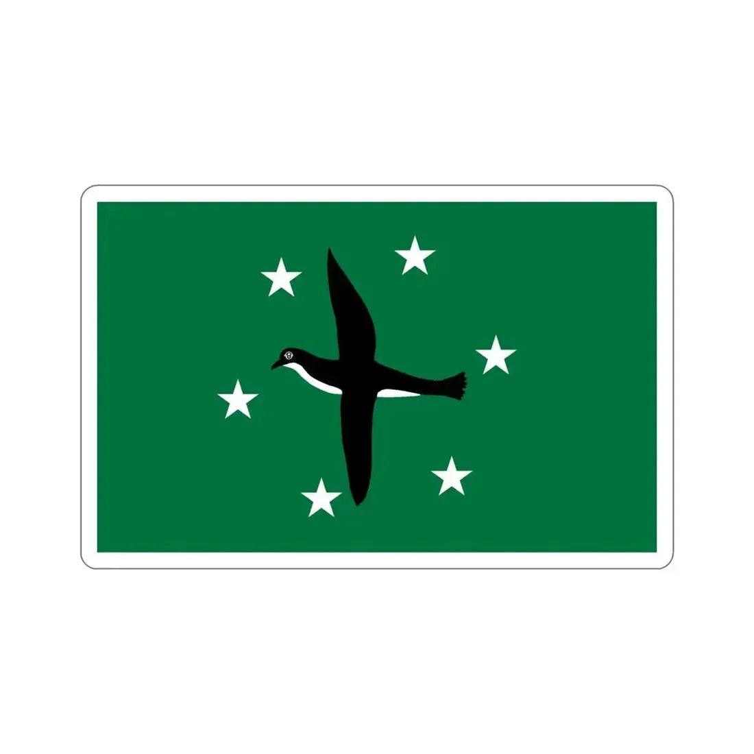 Flag of Ngchesar Palau STICKER Vinyl Die-Cut Decal 6 Inch - The Sticker Space
