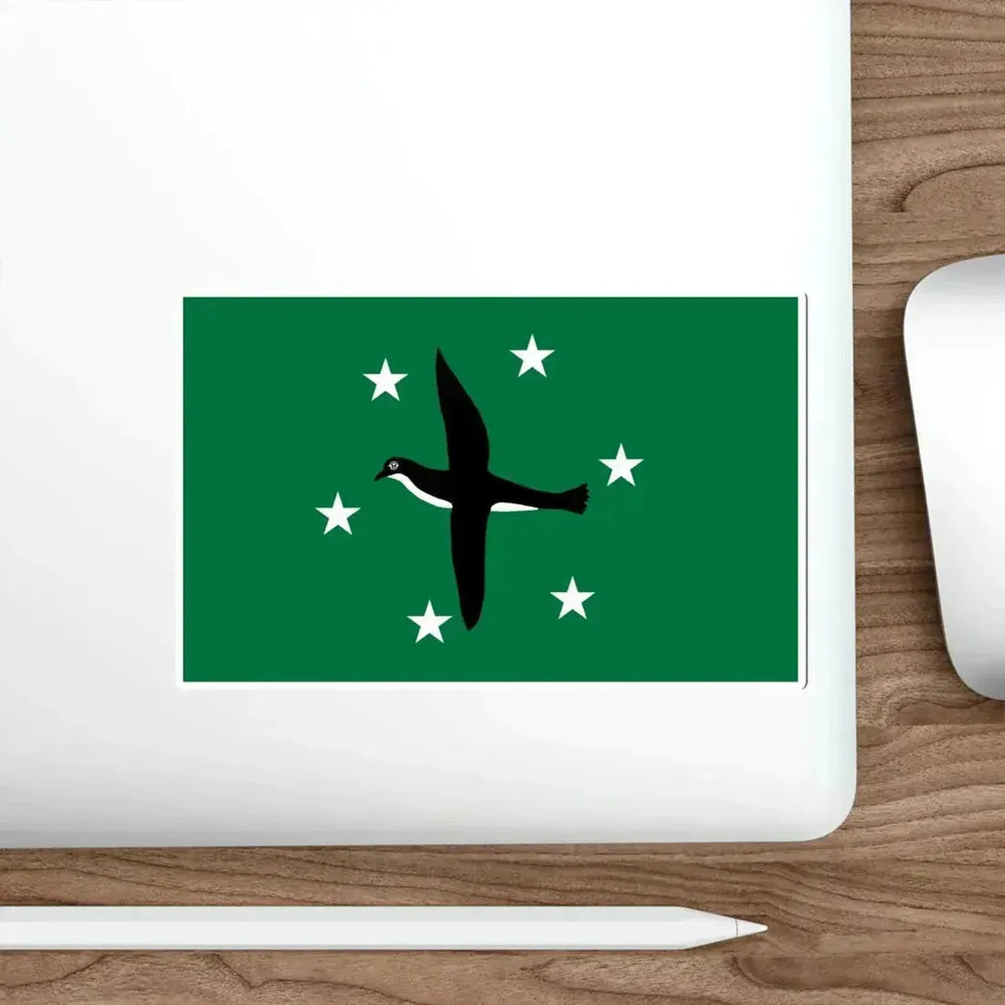 Flag of Ngchesar Palau STICKER Vinyl Die-Cut Decal - The Sticker Space