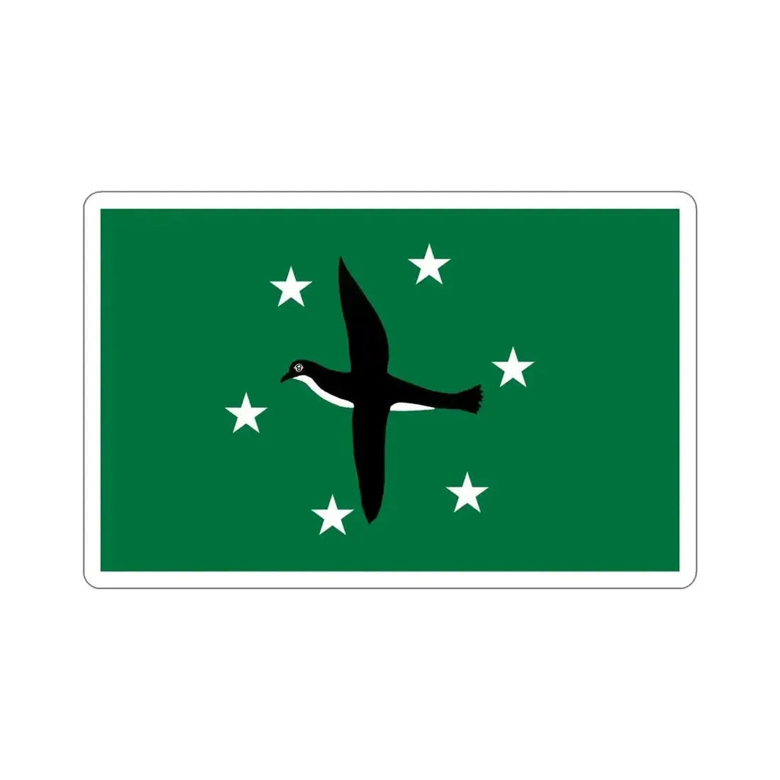 Flag of Ngchesar Palau STICKER Vinyl Die-Cut Decal - The Sticker Space