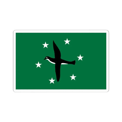 Flag of Ngchesar Palau - STICKER Vinyl Kiss-Cut Decal 2 Inch White - The Sticker Space