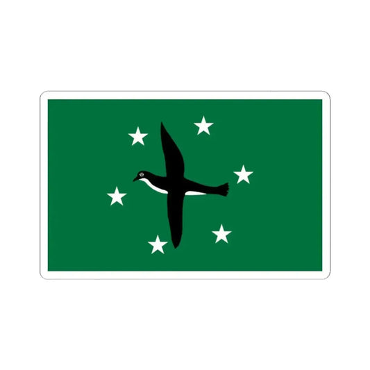 Flag of Ngchesar Palau - STICKER Vinyl Kiss-Cut Decal 2 Inch White - The Sticker Space