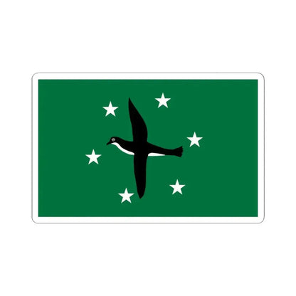 Flag of Ngchesar Palau - STICKER Vinyl Kiss-Cut Decal 3 Inch White - The Sticker Space