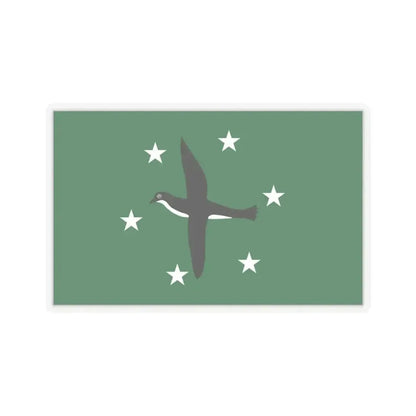 Flag of Ngchesar Palau - STICKER Vinyl Kiss-Cut Decal 4 Inch Transparent - The Sticker Space