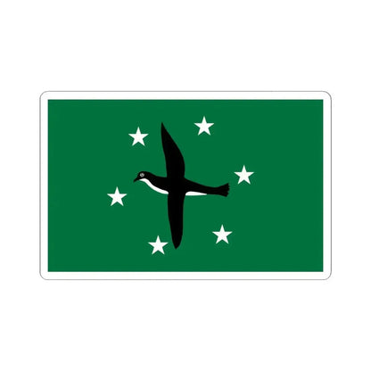 Flag of Ngchesar Palau - STICKER Vinyl Kiss-Cut Decal 6 Inch White - The Sticker Space