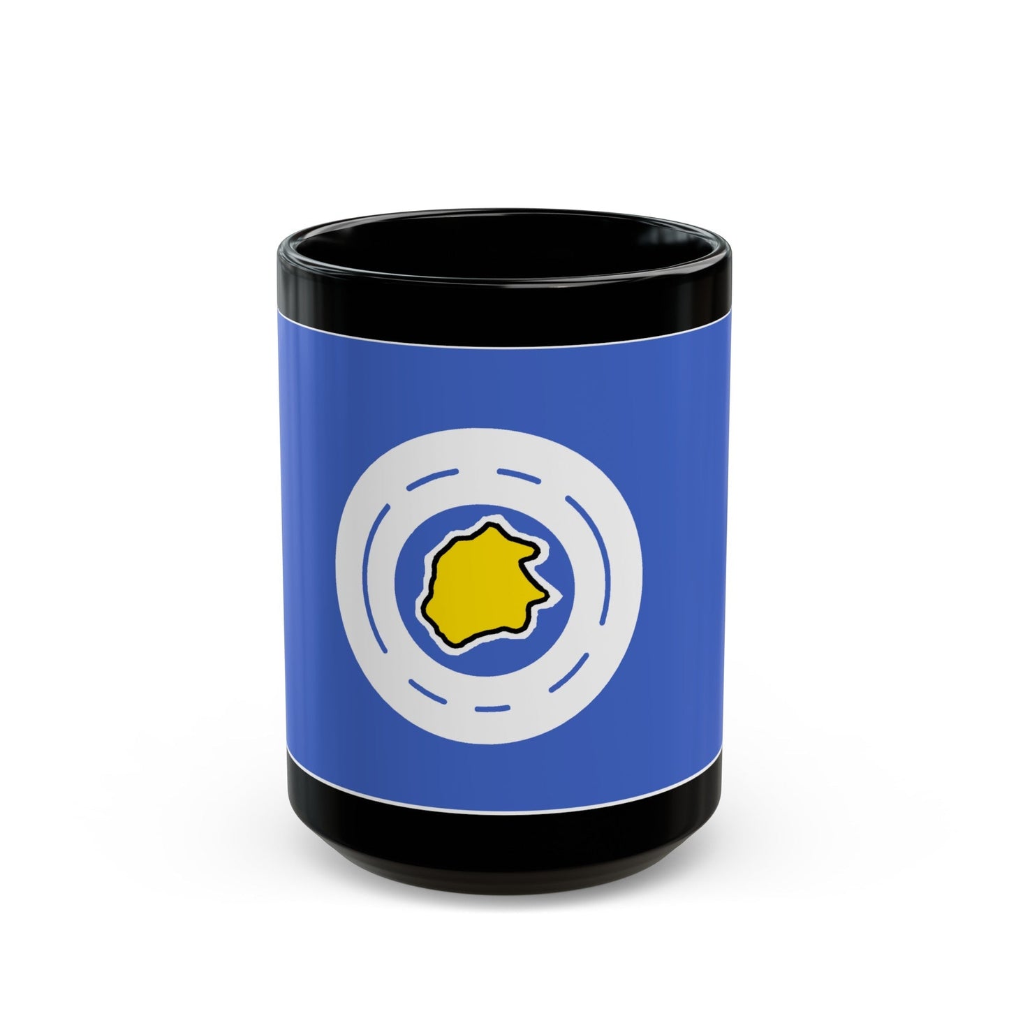 Flag of Ngeremlengui Palau - Black Coffee Mug-15oz-The Sticker Space