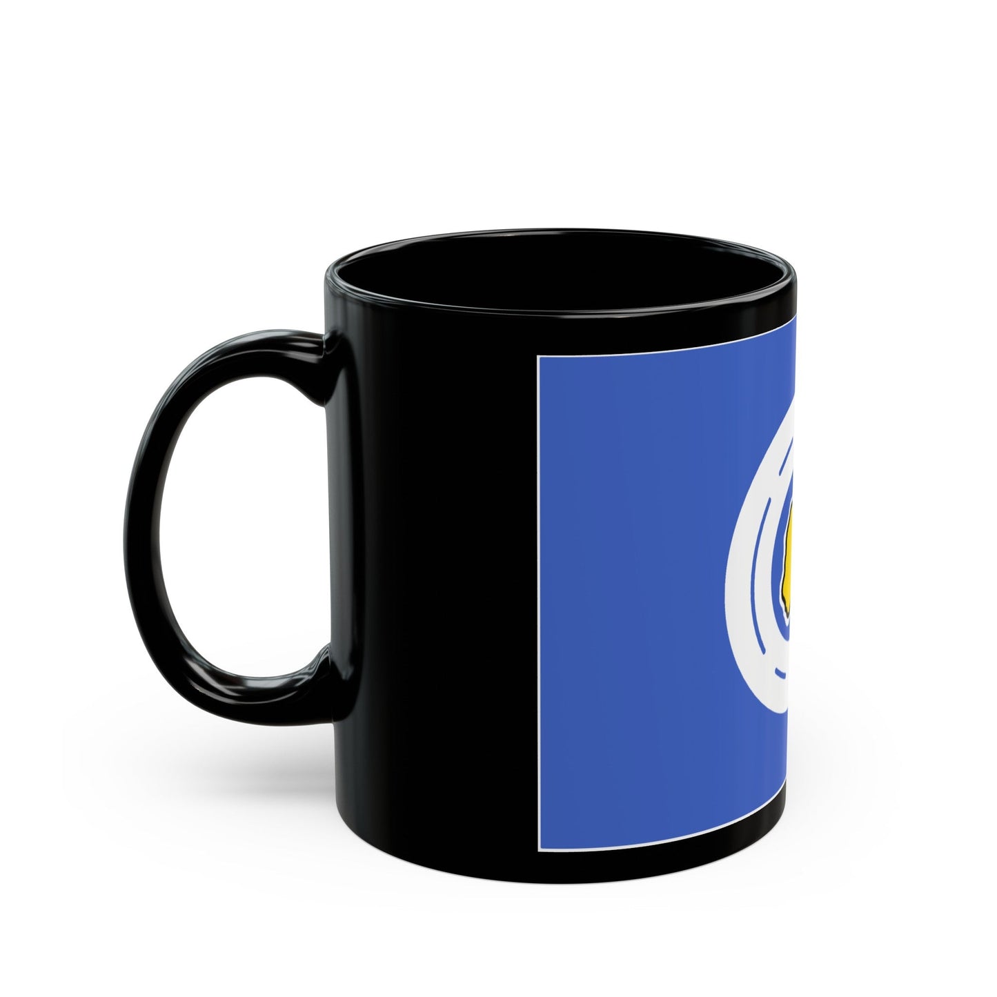 Flag of Ngeremlengui Palau - Black Coffee Mug-The Sticker Space