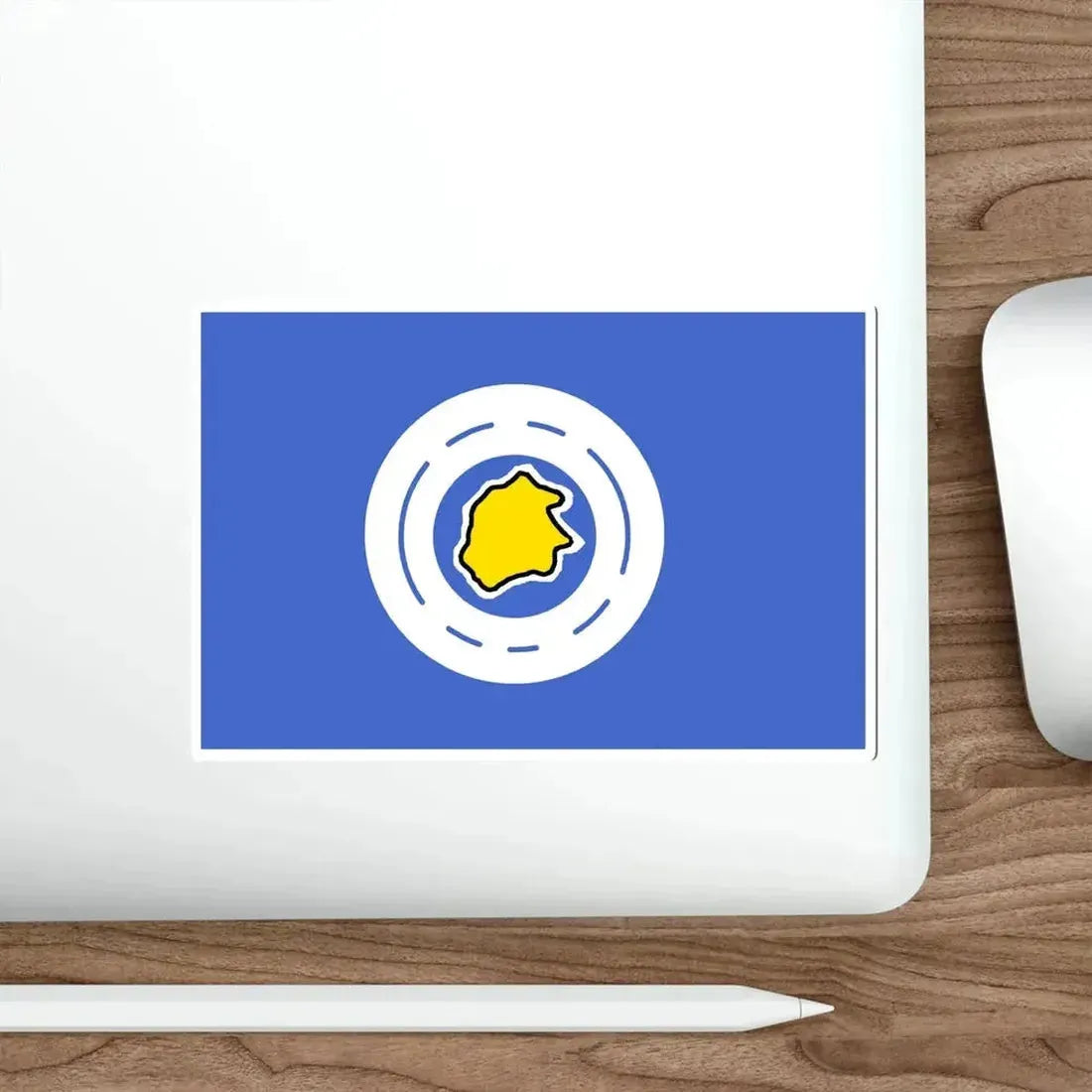 Flag of Ngeremlengui Palau STICKER Vinyl Die-Cut Decal - The Sticker Space