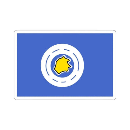 Flag of Ngeremlengui Palau - STICKER Vinyl Kiss-Cut Decal 3 Inch White - The Sticker Space