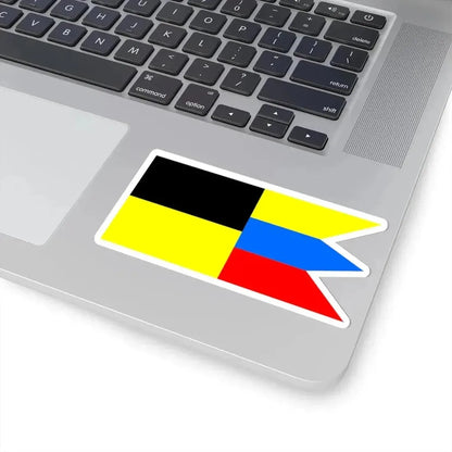 Flag of Niasvizh Belarus (Belarus) STICKER Vinyl Kiss-Cut Decal - The Sticker Space