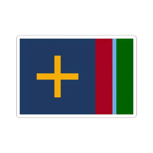 Flag of Nibley Utah (United States) STICKER Vinyl Kiss-Cut Decal 2 Inch White - The Sticker Space