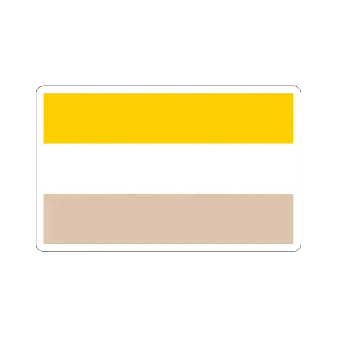 Flag of Nicaragua (1839-1858) STICKER Vinyl Die-Cut Decal 3 Inch - The Sticker Space