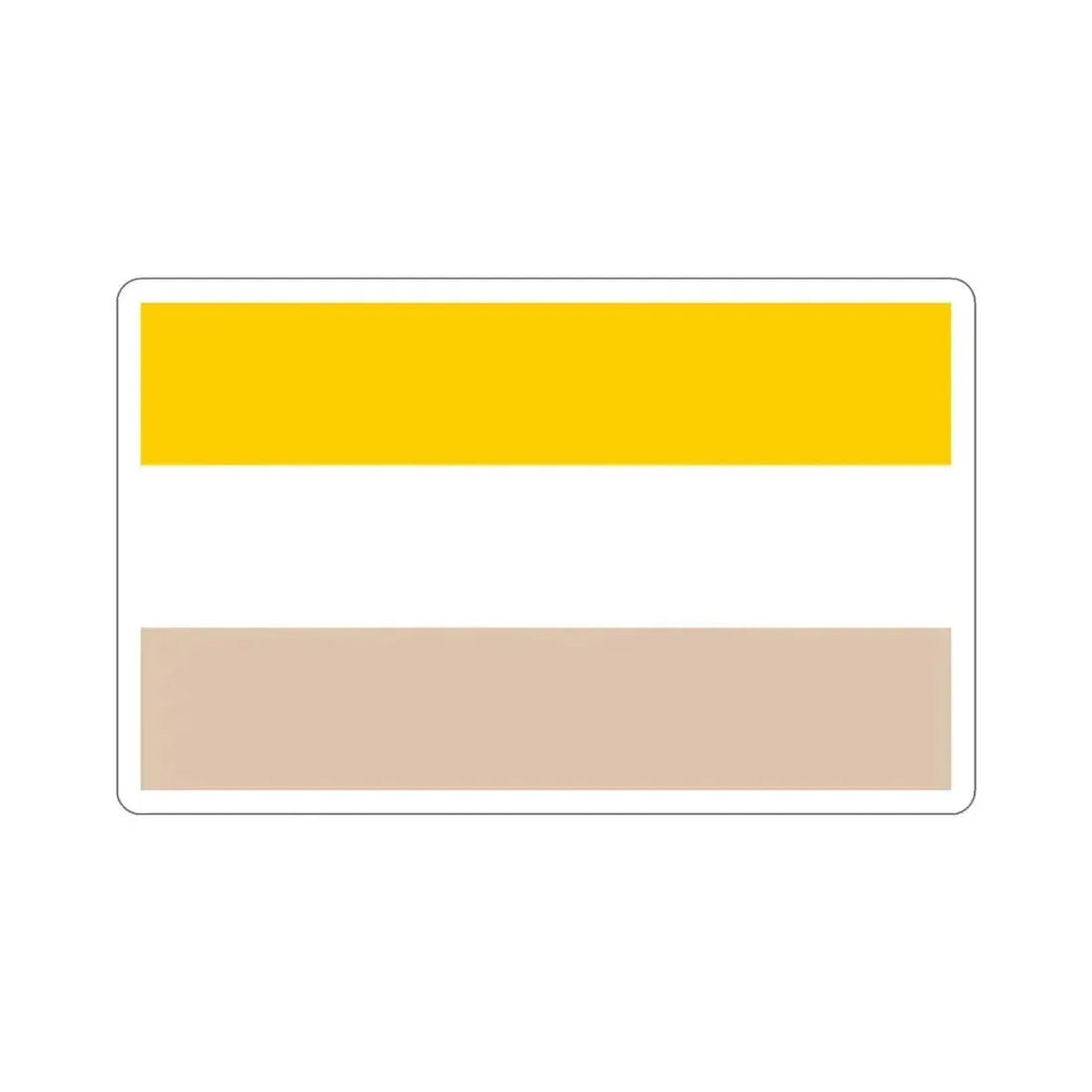 Flag of Nicaragua (1839-1858) STICKER Vinyl Die-Cut Decal 3 Inch - The Sticker Space