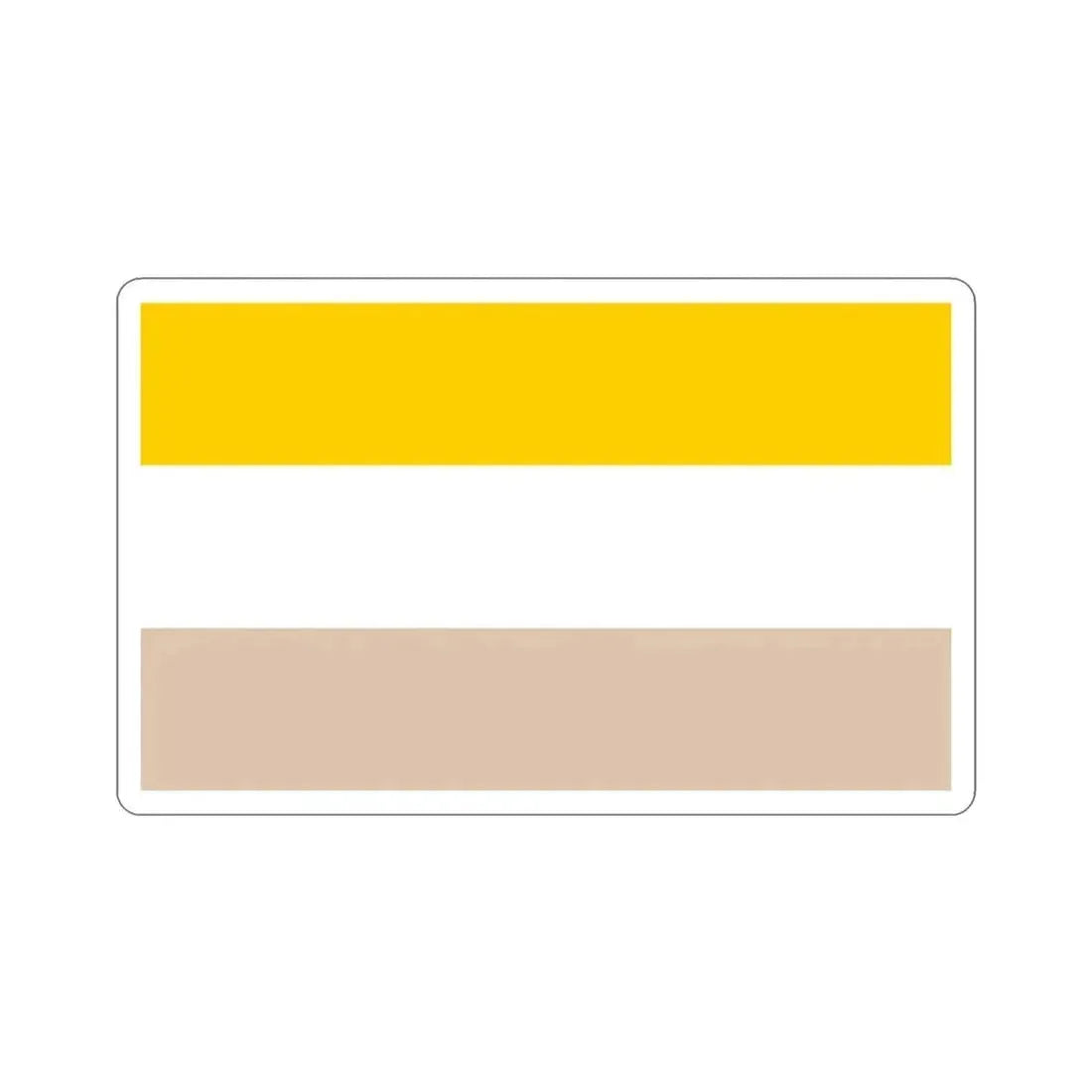 Flag of Nicaragua (1839-1858) STICKER Vinyl Die-Cut Decal - The Sticker Space