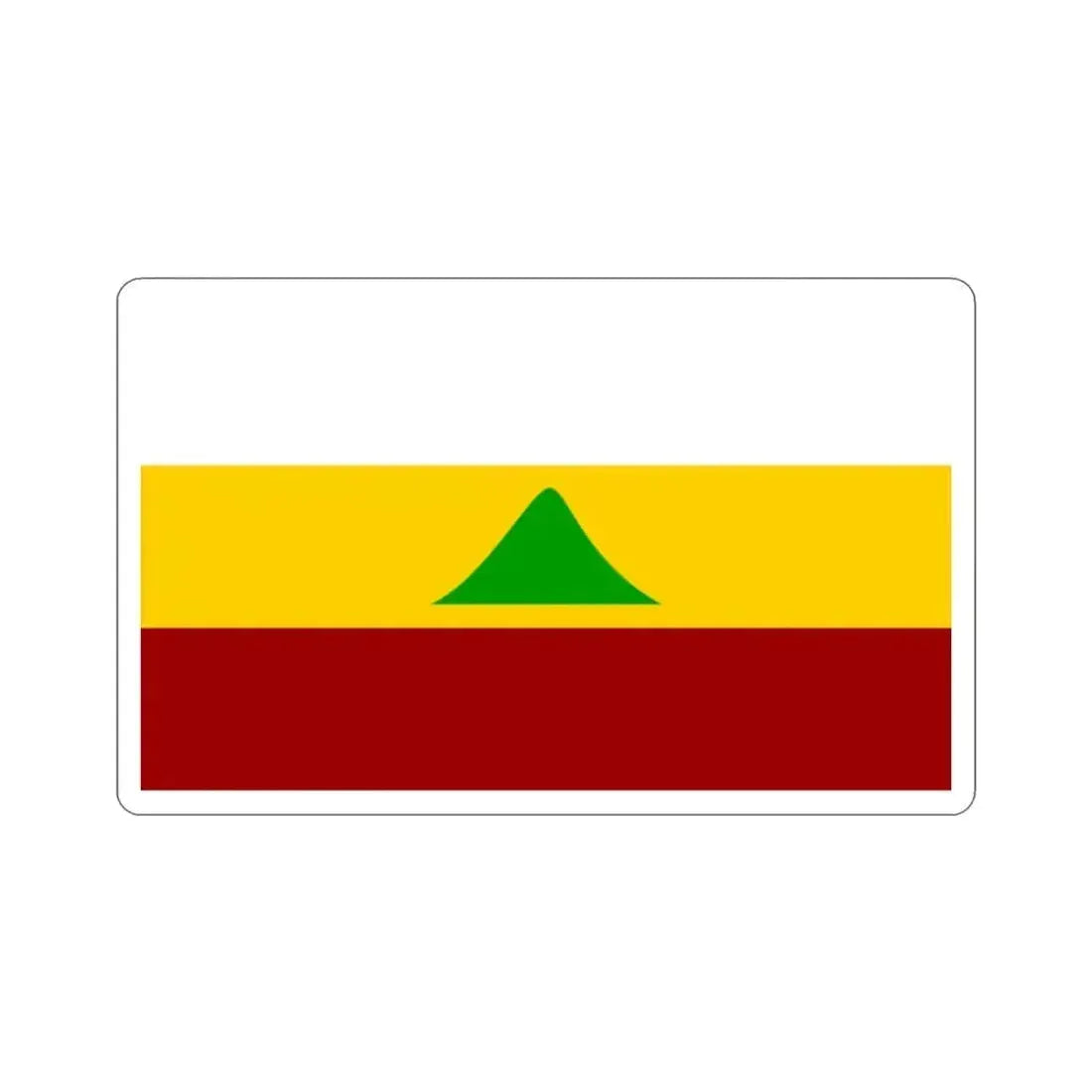 Flag of Nicaragua (1852) STICKER Vinyl Die-Cut Decal 2 Inch - The Sticker Space