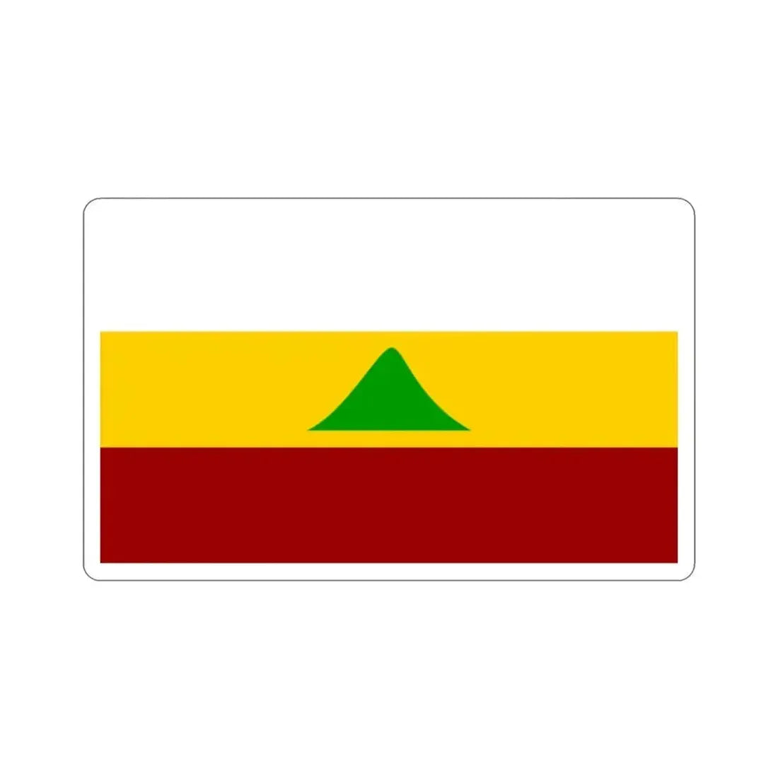 Flag of Nicaragua (1852) STICKER Vinyl Die-Cut Decal 2 Inch - The Sticker Space