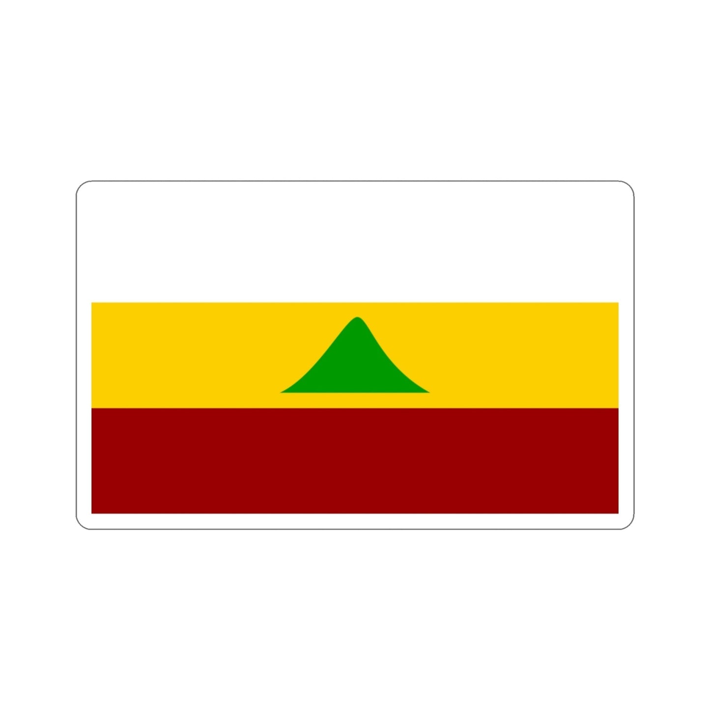 Flag of Nicaragua (1852) STICKER Vinyl Die-Cut Decal-3 Inch-The Sticker Space