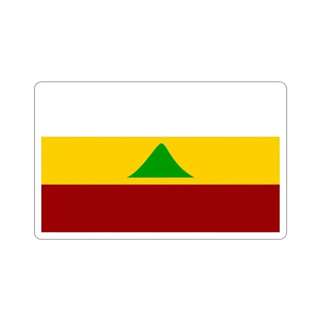 Flag of Nicaragua (1852) STICKER Vinyl Die-Cut Decal 3 Inch - The Sticker Space
