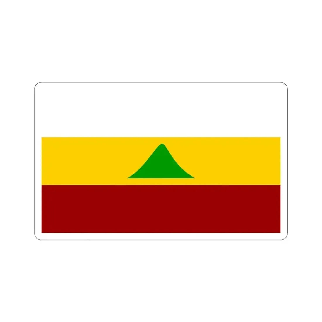 Flag of Nicaragua (1852) STICKER Vinyl Die-Cut Decal 3 Inch - The Sticker Space