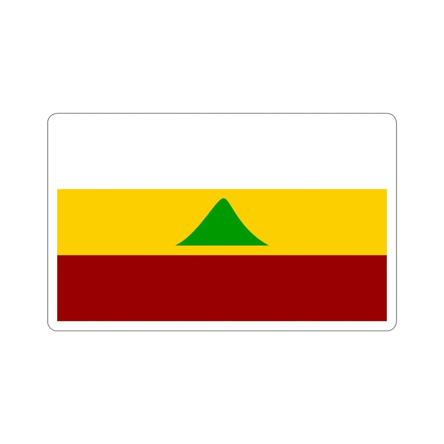 Flag of Nicaragua (1852) STICKER Vinyl Die-Cut Decal-4 Inch-The Sticker Space