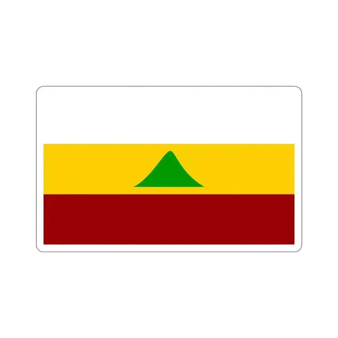 Flag of Nicaragua (1852) STICKER Vinyl Die-Cut Decal 4 Inch - The Sticker Space