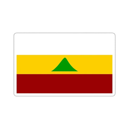 Flag of Nicaragua (1852) STICKER Vinyl Die-Cut Decal 4 Inch - The Sticker Space