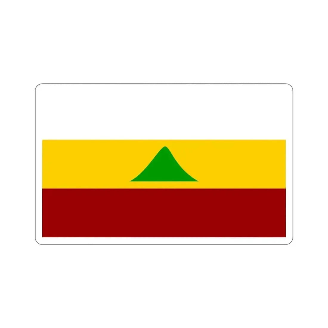 Flag of Nicaragua (1852) STICKER Vinyl Die-Cut Decal 4 Inch - The Sticker Space