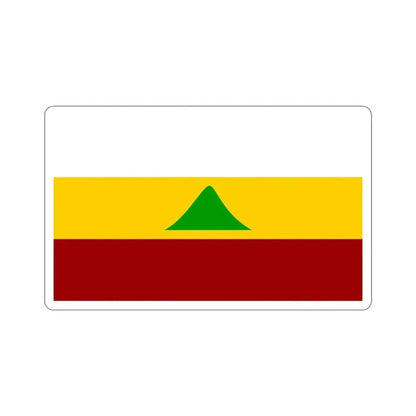 Flag of Nicaragua (1852) STICKER Vinyl Die-Cut Decal 4 Inch - The Sticker Space
