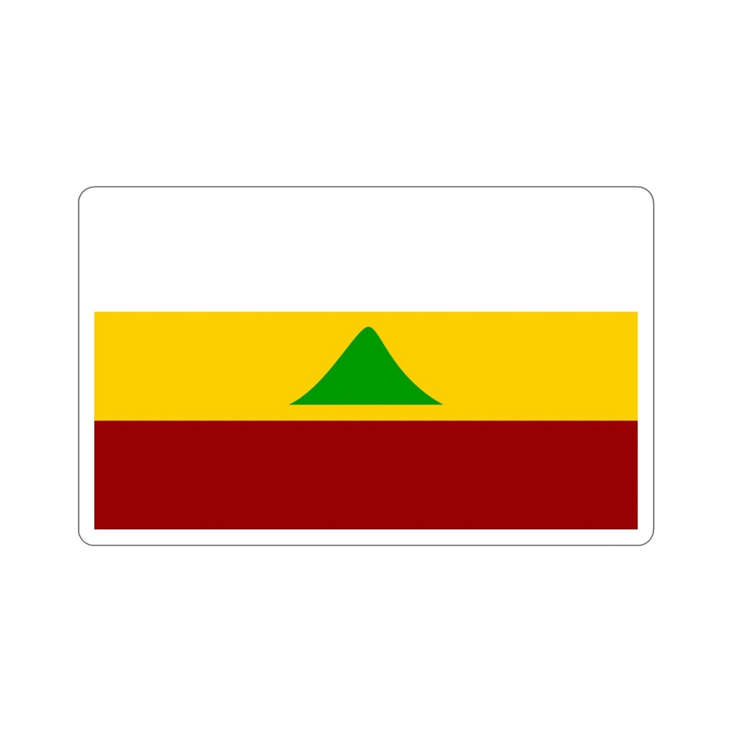 Flag of Nicaragua (1852) STICKER Vinyl Die-Cut Decal-5 Inch-The Sticker Space