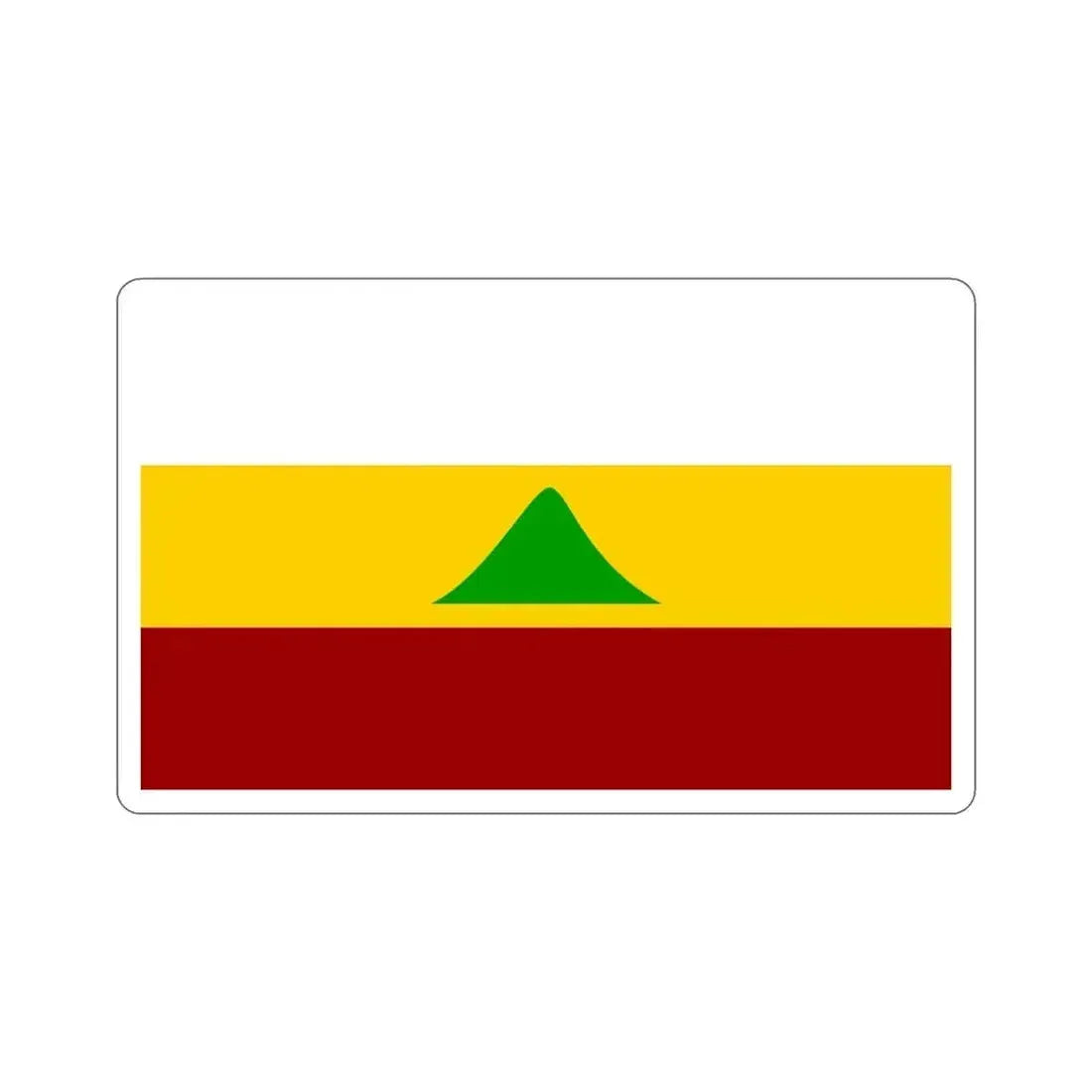 Flag of Nicaragua (1852) STICKER Vinyl Die-Cut Decal 5 Inch - The Sticker Space