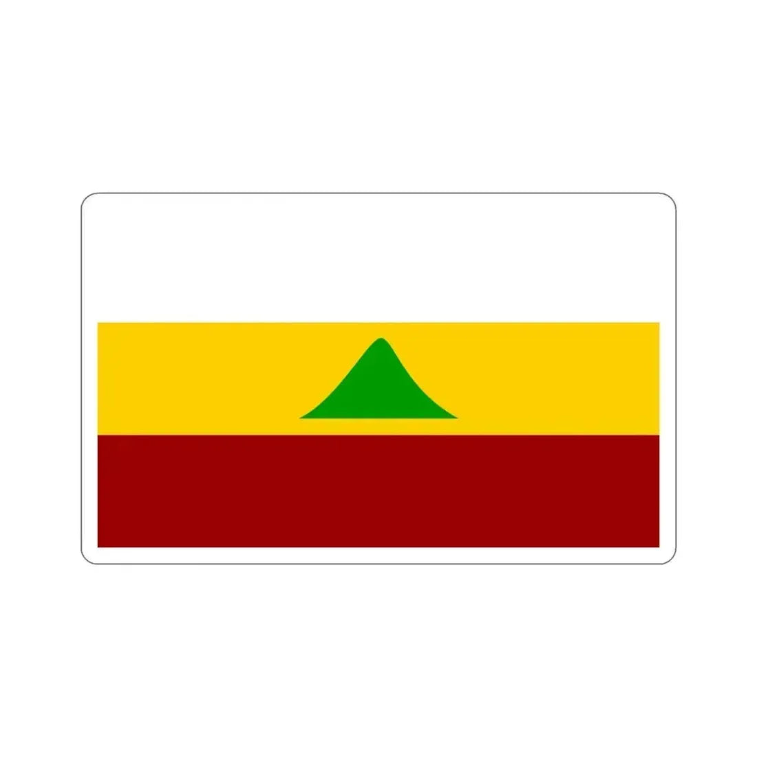 Flag of Nicaragua (1852) STICKER Vinyl Die-Cut Decal 5 Inch - The Sticker Space
