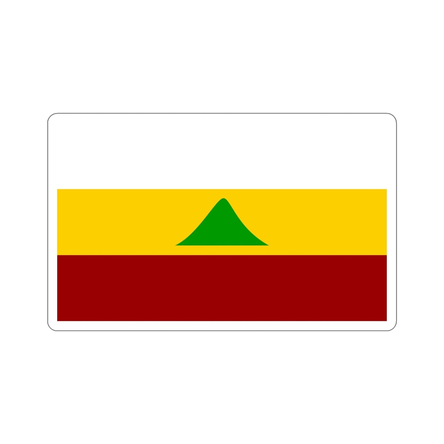 Flag of Nicaragua (1852) STICKER Vinyl Die-Cut Decal-6 Inch-The Sticker Space