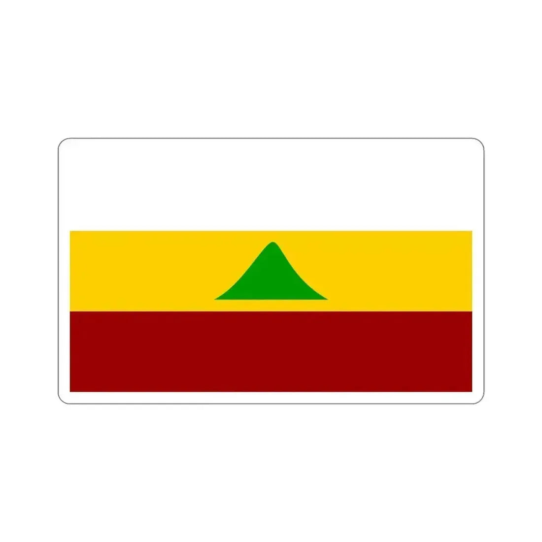 Flag of Nicaragua (1852) STICKER Vinyl Die-Cut Decal 6 Inch - The Sticker Space