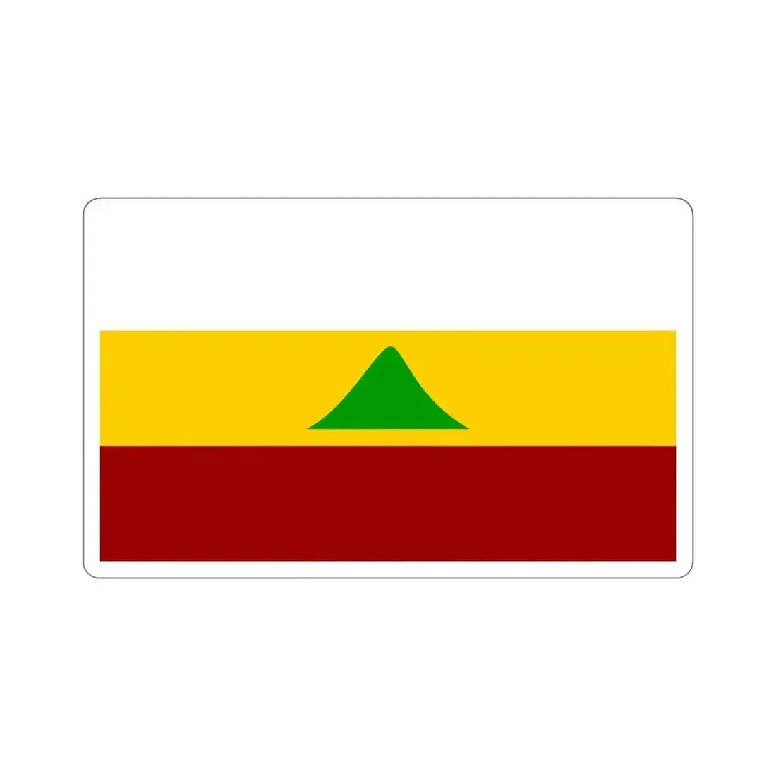 Flag of Nicaragua (1852) STICKER Vinyl Die-Cut Decal 6 Inch - The Sticker Space