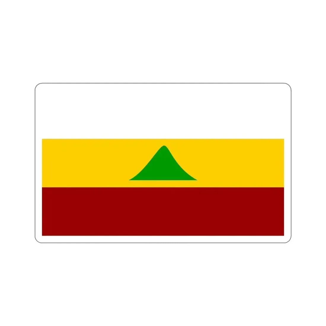 Flag of Nicaragua (1852) STICKER Vinyl Die-Cut Decal - The Sticker Space