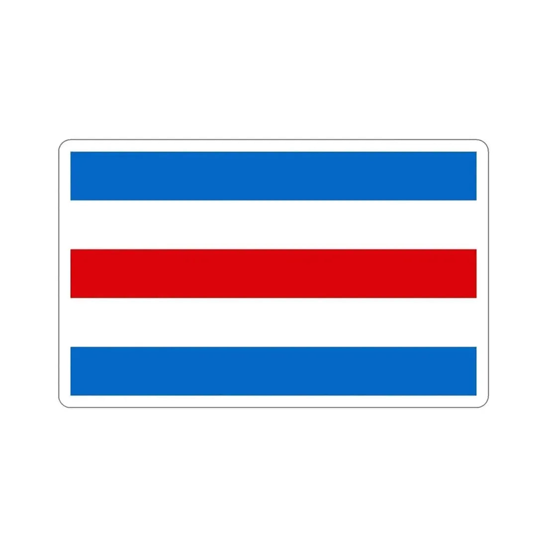 Flag of Nicaragua (1889–1893) STICKER Vinyl Die-Cut Decal - The Sticker Space