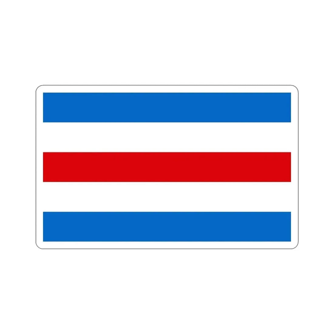 Flag of Nicaragua (1889–1893) STICKER Vinyl Die-Cut Decal - The Sticker Space