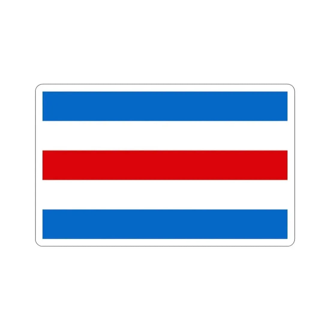 Flag of Nicaragua (1889–1893) STICKER Vinyl Die-Cut Decal - The Sticker Space