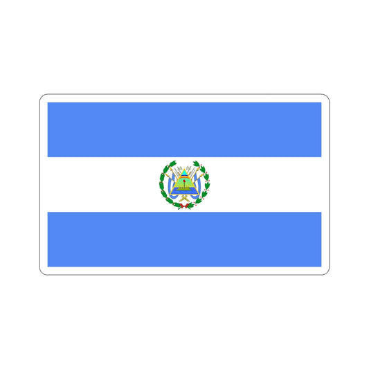 Flag of Nicaragua (1896–1908) STICKER Vinyl Die-Cut Decal-6 Inch-The Sticker Space