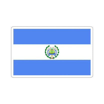 Flag of Nicaragua (1896–1908) STICKER Vinyl Die-Cut Decal 3 Inch - The Sticker Space